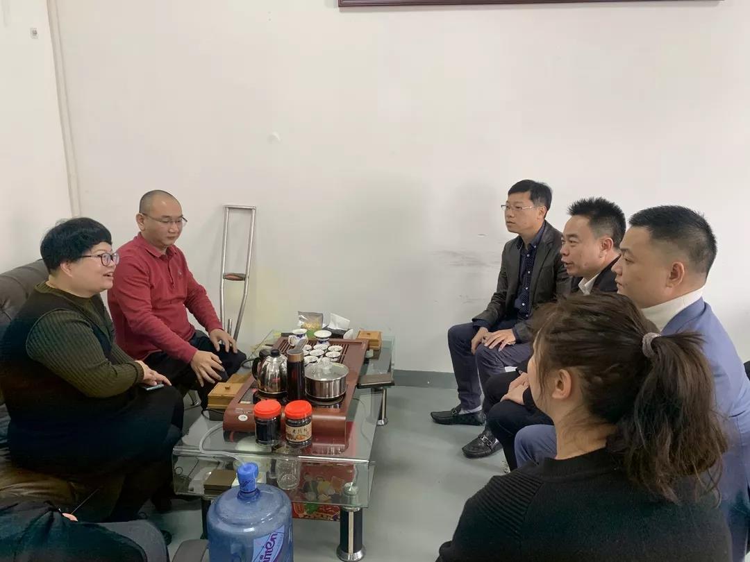 歲末走訪送祝福 商會服務暖企心——航城商會1月份輪值會長第4次率隊走訪會員企業